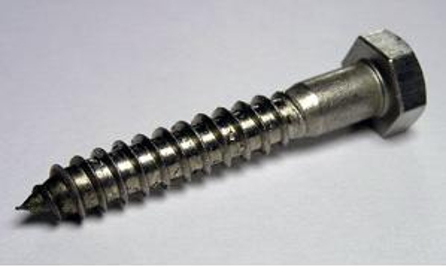 <p>Screw used where great pressure to turn is required</p>