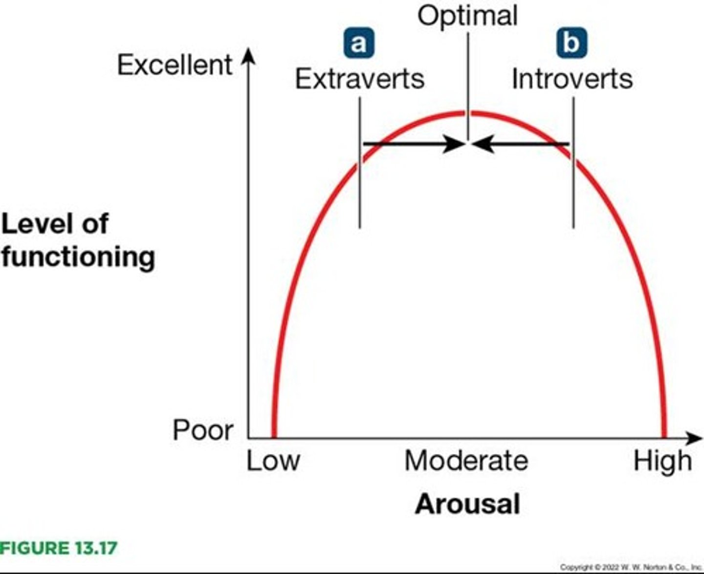 <p>Research on the neurobiological underpinnings of personality has explored the dimension of extraversion and introversion.</p>
