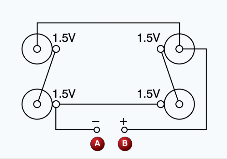<p>(<span style="color: rgb(0, 0, 0);"><mark data-color="#f8f506" style="background-color: rgb(248, 245, 6); color: inherit;">Refer to Figure 10.</mark></span>) What is the measured voltage of the series-parallel circuit between terminals A and B?</p>