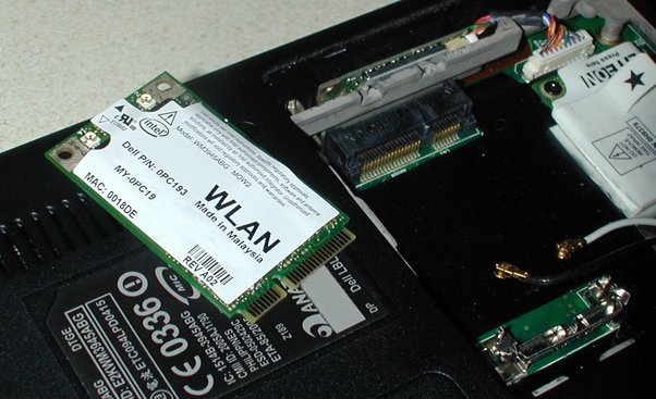 <p>Normally laptop computers come with both a ethernet and a wireless NIC.</p>