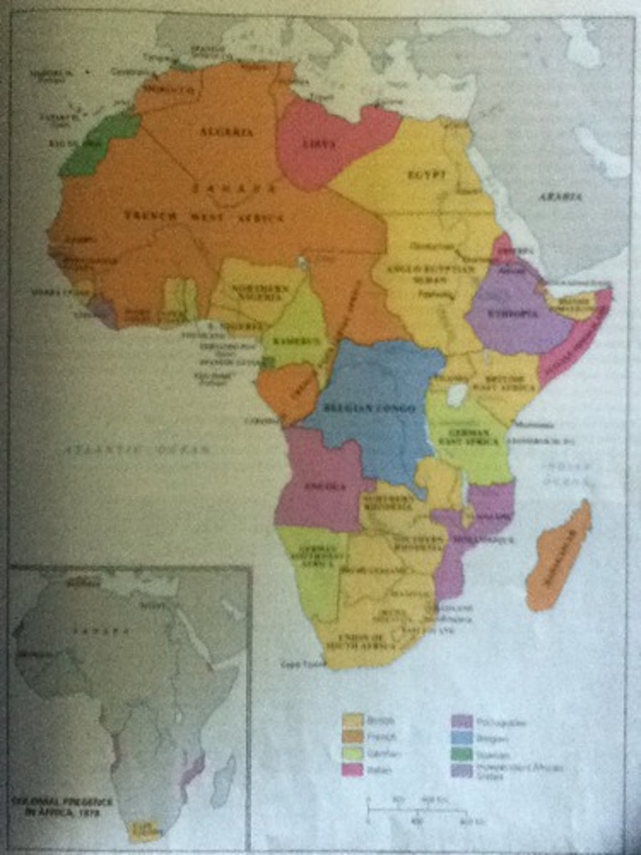 <p>The only two African nations to remain free of European control during the period of imperialism.</p>