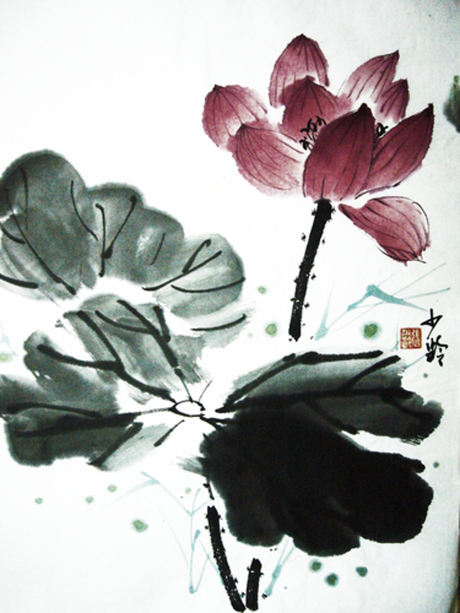 <p>huàr - painting, drawing</p>