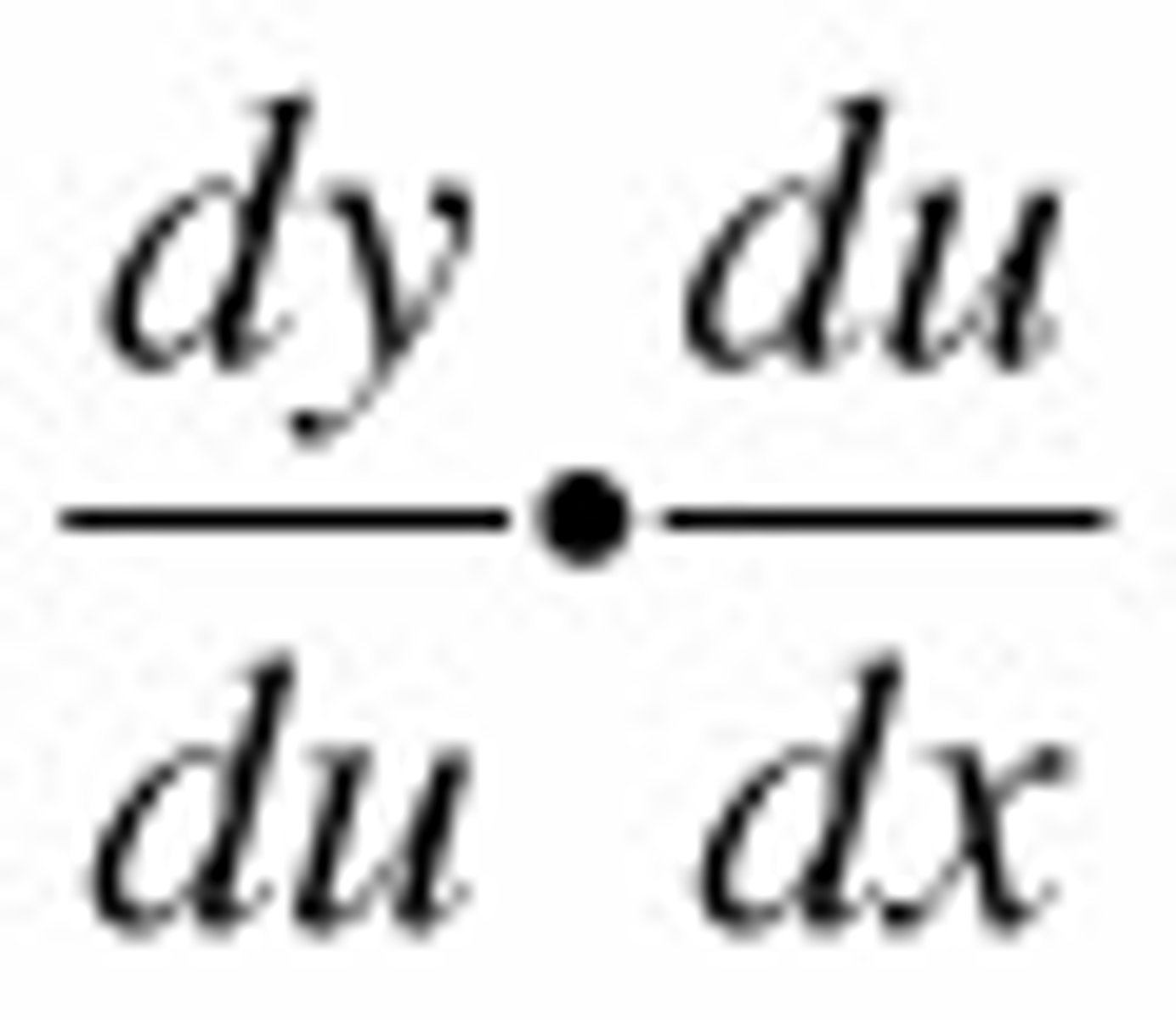 <p>used to differentiate composite functions</p>