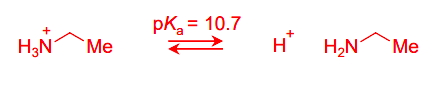 <p>The pKa of bases refers to the pKa of the conjugate acid. The conjugate acid is NH3. pKa is always acid → base, so the LHS has to have the NH3 one, rather than the base.</p>
