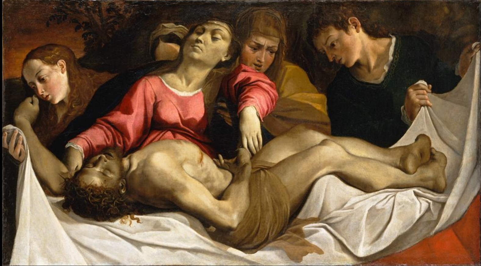<p>Name of artist, name of work</p>