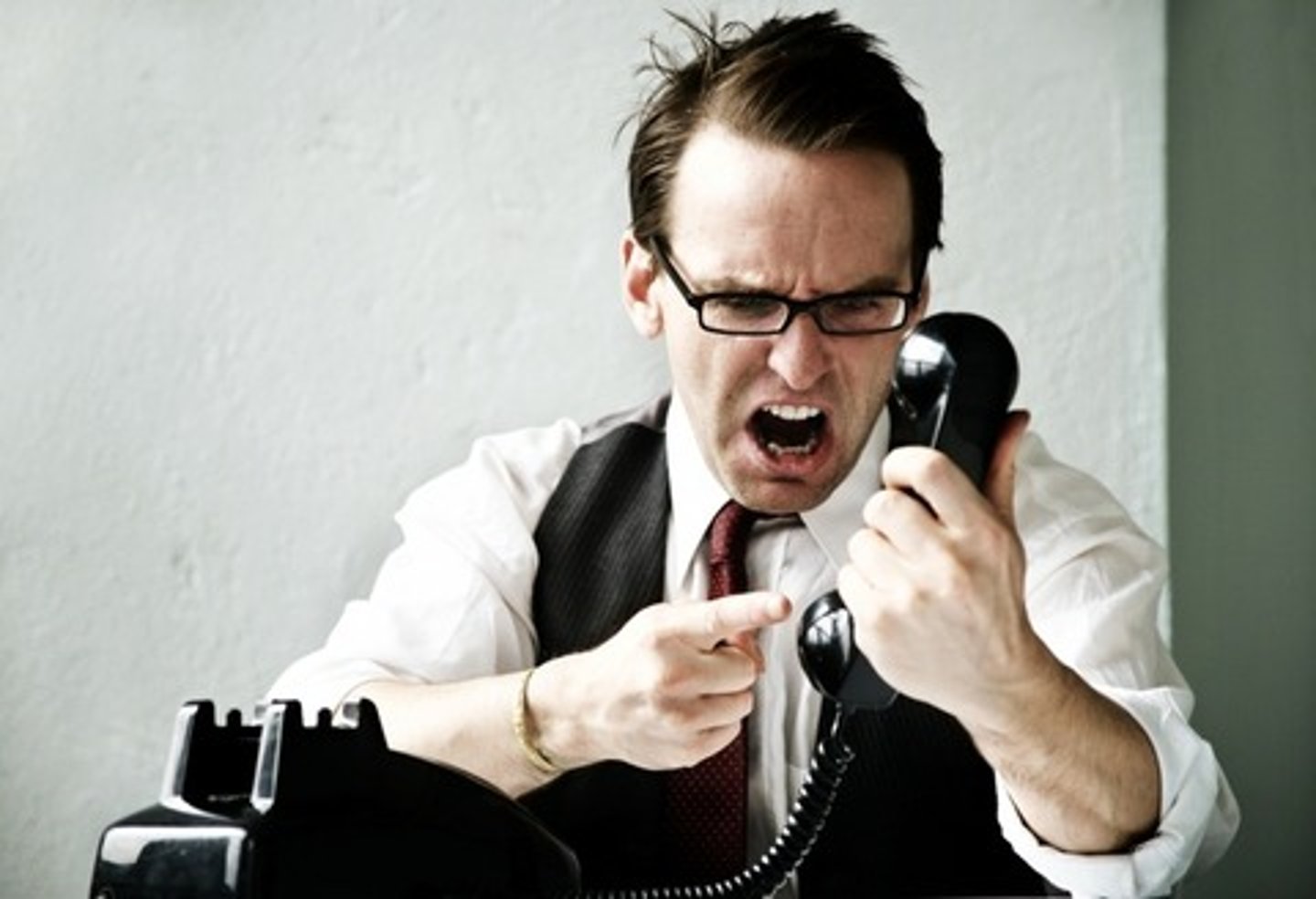 <p>Employing harsh words or poor treatment.</p>
