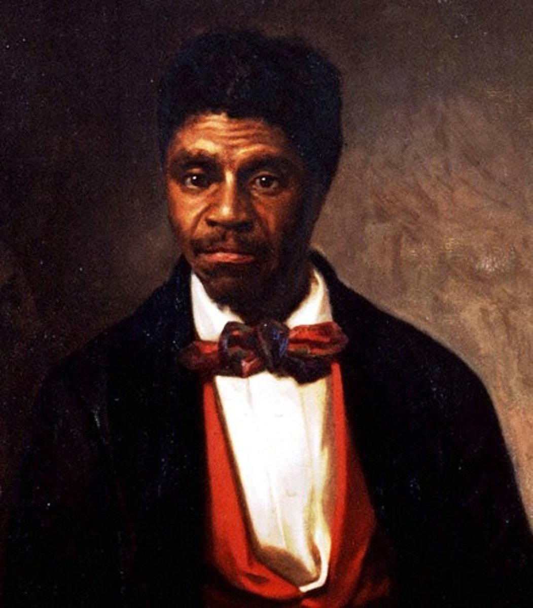 <p>A black slave, had lived with his master for 5 years in Illinois and Wisconsin Territory. Backed by interested abolitionists, he sued for freedom on the basis of his long residence on free soil. The ruling on the case was that He was a black slave and not a citizen, so he had no rights.</p>