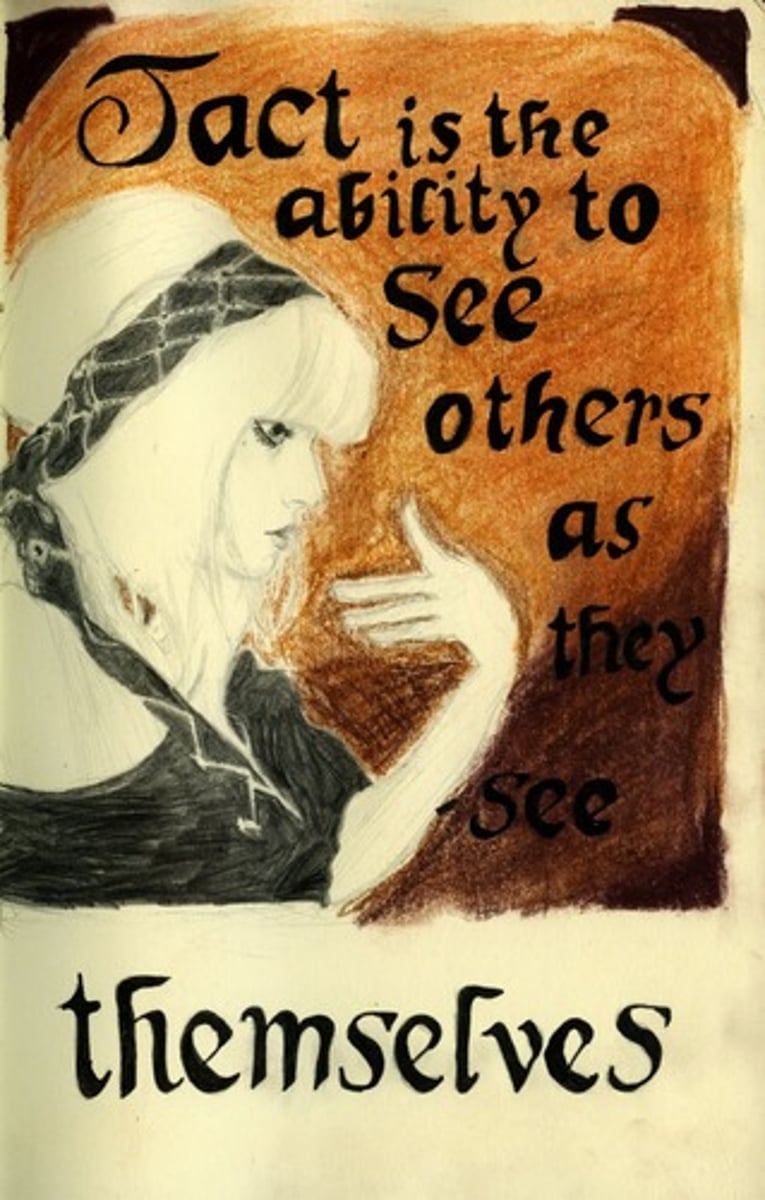 <p>careful not to say or do anything that will annoy or upset other people synonym diplomatic</p><p>khéo léo trong giao tiếp</p>