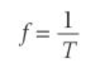 <p>frequency and time period are reciprocals of eachother </p><p>and they are linked by the equation: </p>