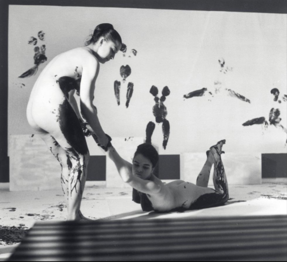 <p>Yves Klein, Untitled Anthropometry, c. 1961</p>