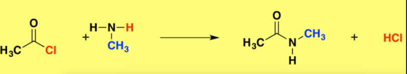 <p>oroduces a secondary amide</p>