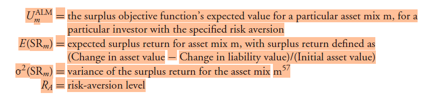 <p>The monte carol simulation produces a frequency distribution for the future values of asset mix, plan liabilities and NetWorth or surplus</p>