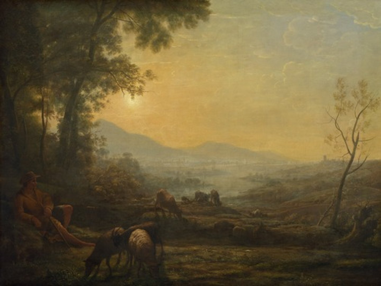 <p>Represents idea that "Nature is a source of virtue" (Rousseau).</p>