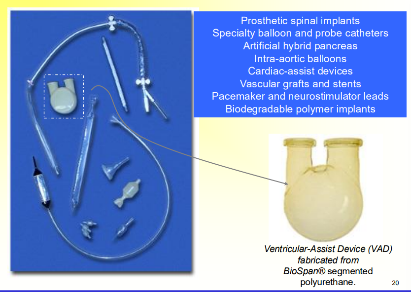 <p>What is the specialty of Segmented Polyurethane</p>