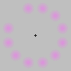 an illusion of movement created when two or more adjacent lights blink on and off in quick succession. (Myers Psychology for AP 2e p. 185)