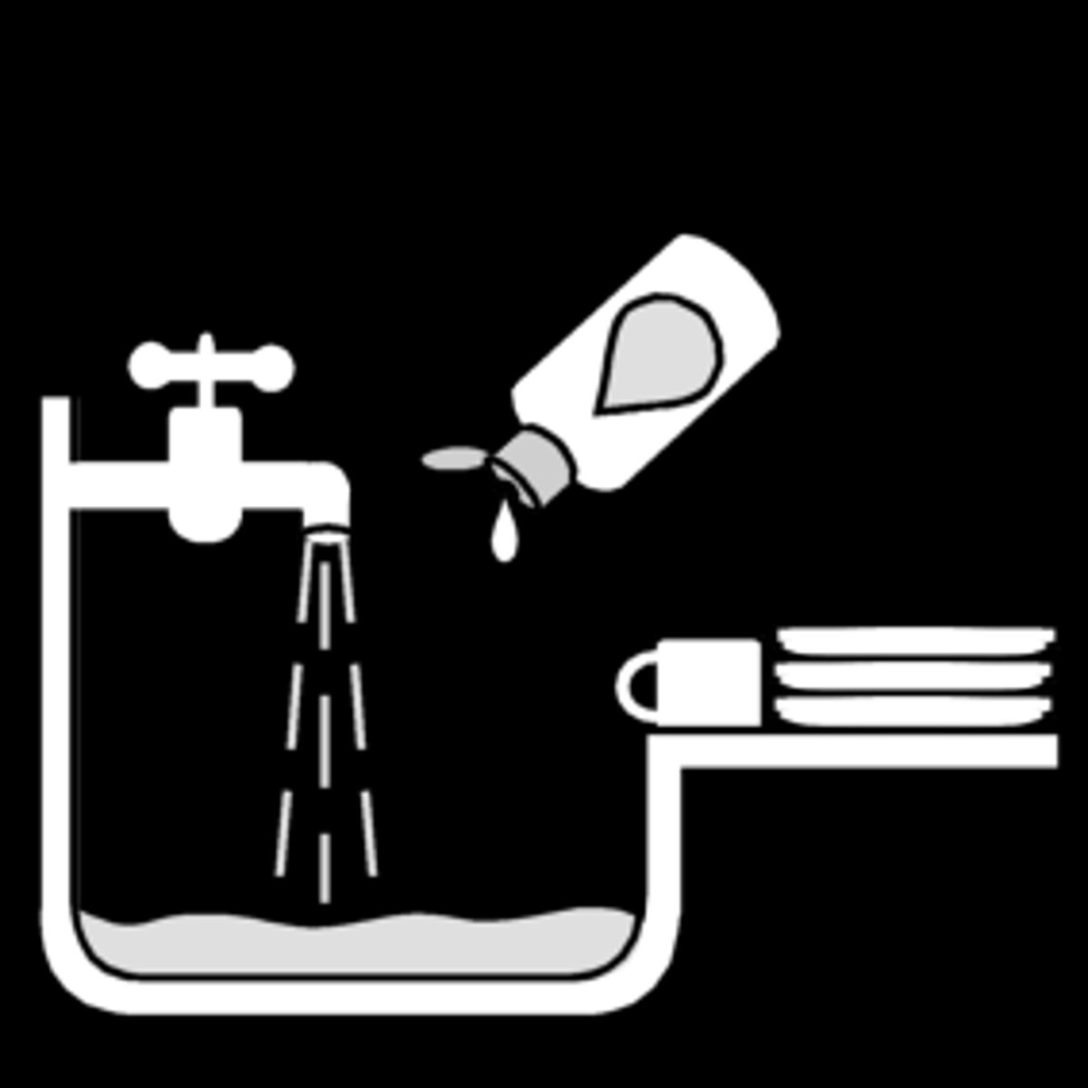 <p>afgewassen</p>