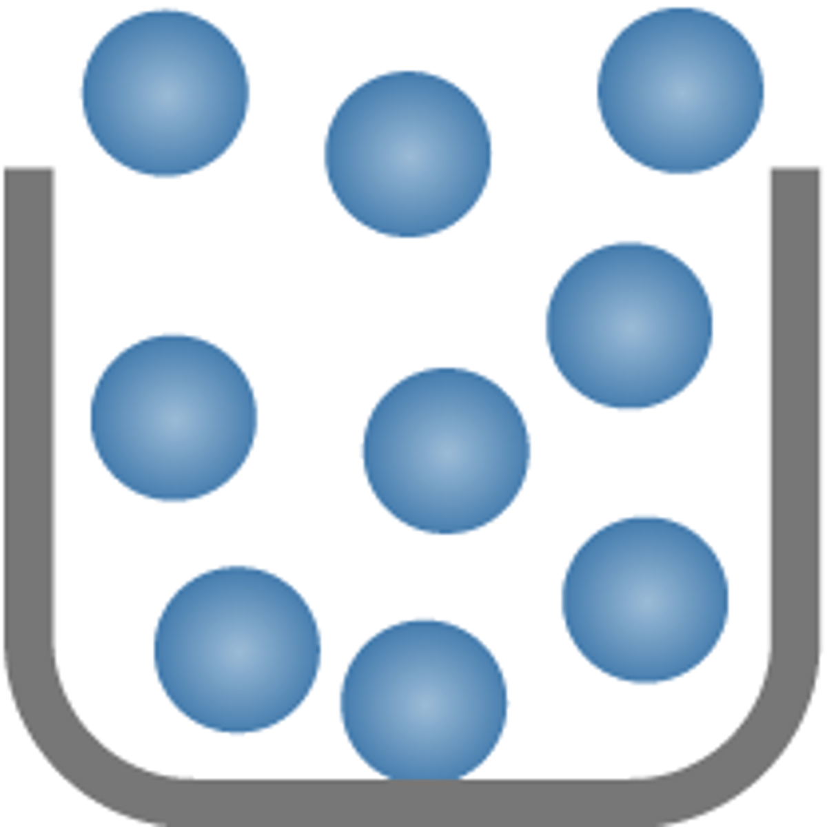 <p>a state of matter with quickly-moving particles that are farther apart than in a liquid; has no definite volume and takes the shape of the container</p><p>Example.</p><p>water vapor</p>