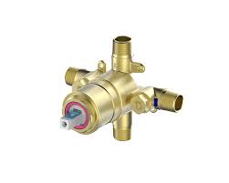 <p>A mixing valve that senses outlet temperature and incoming hot and cold water pressure and compensates for fluctuations in incoming hot and cold water temperature and pressure</p>