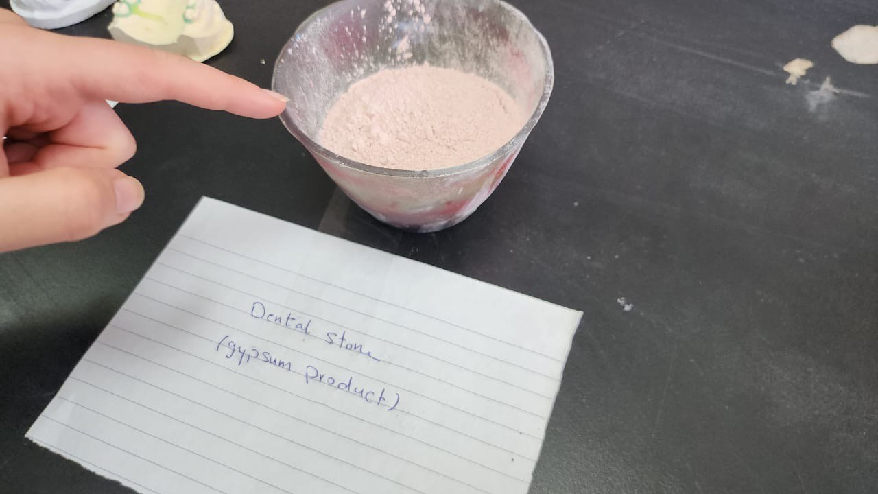 <p>Dental stone</p>