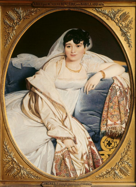 <p>Ingres, Portrait of Mme. Rivière, 1805</p>