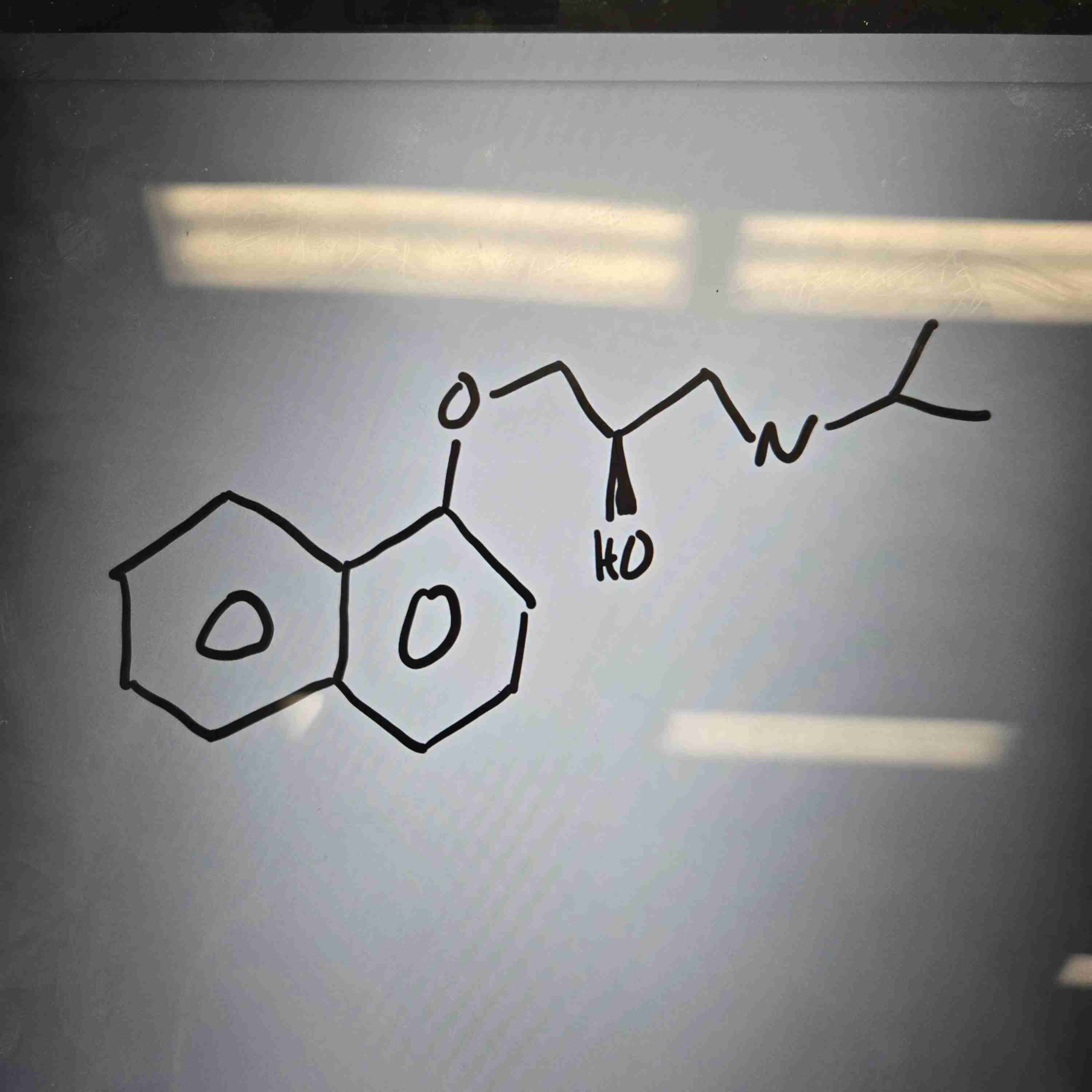 <p>Nonselective beta antagonist prototype</p>