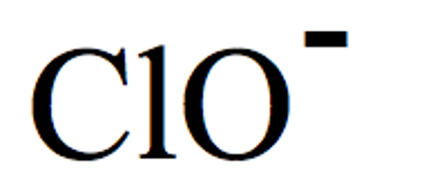 <p>ClO -</p>