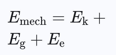 <p>The sum of the three mechanical energy terms.</p>