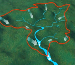 <p>A <u>body of land that stores water</u> is called a ____________.</p><p>Yorktown is part of the Croton __________.</p>
