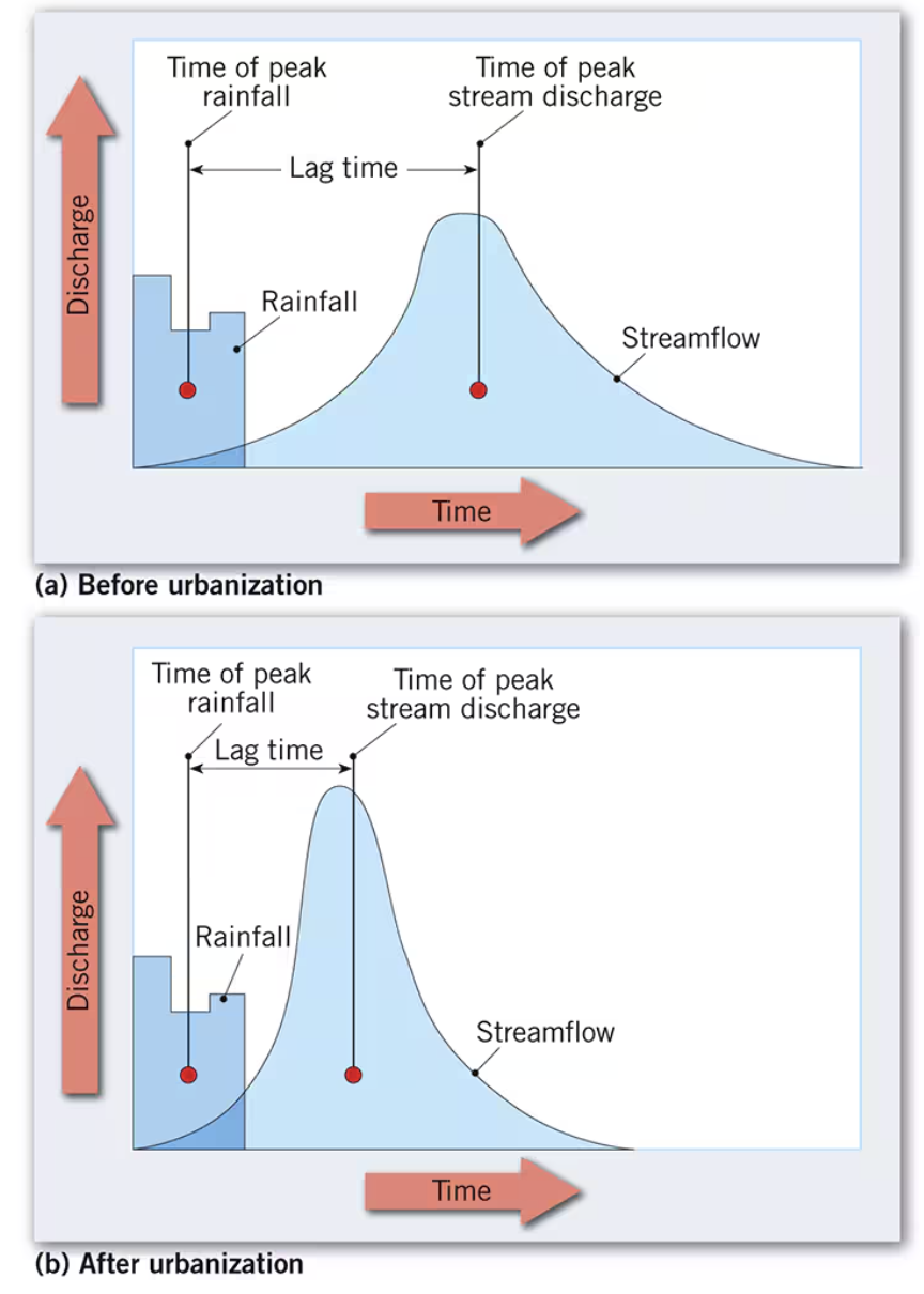 <p>Hydrograph, Volume/Discharge and Max velocity in the middle of the stream</p>