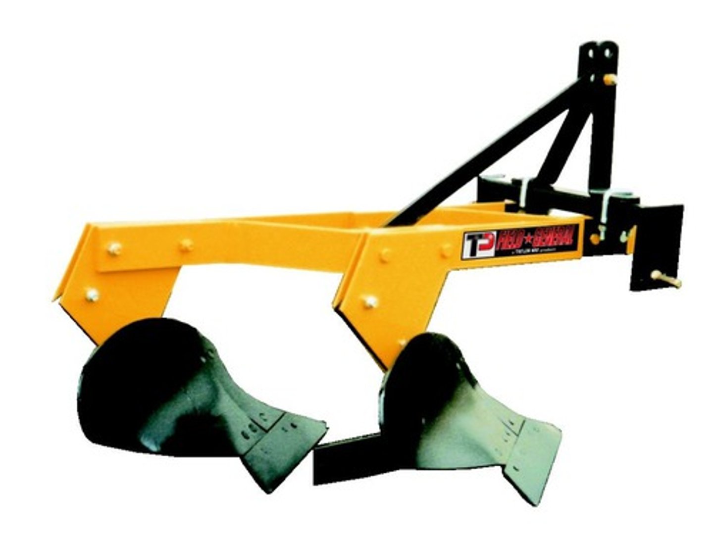 <p>a farm tool having one or more heavy blades to break the soil and cut a furrow prior to sowing</p>