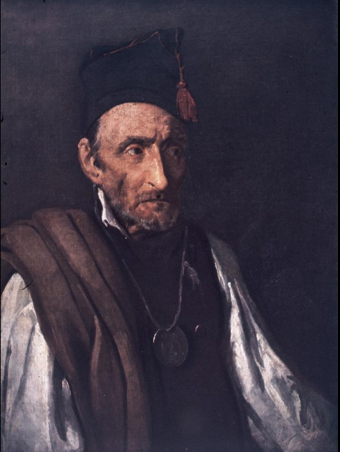 <p>Géricault, Portrait of a Mad Man, 1822-23</p>