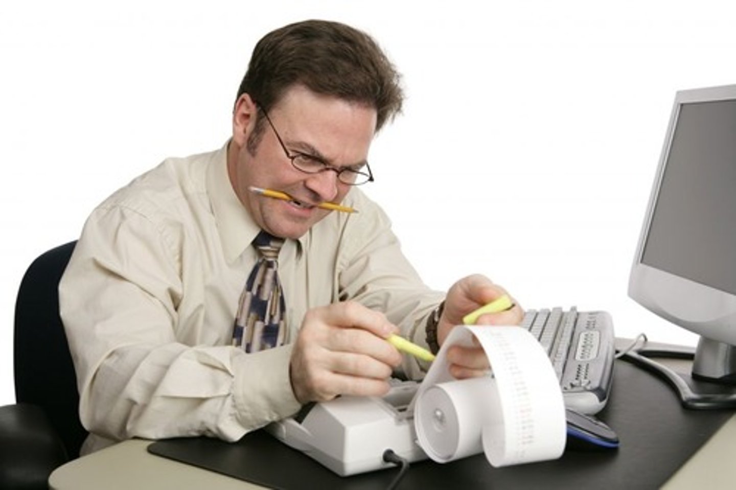 <p>an accountant (male)</p>