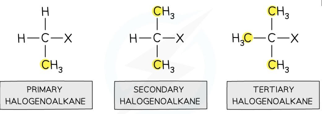 <p>Primary halogenoalkane</p>