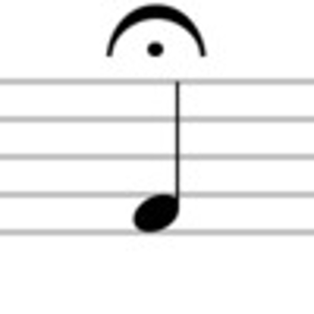<p>a pause of unspecified length on a note or rest</p>