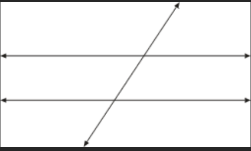 <p><span style="background-color: transparent;"><span>a straight line that crosses at least two other lines</span></span></p>