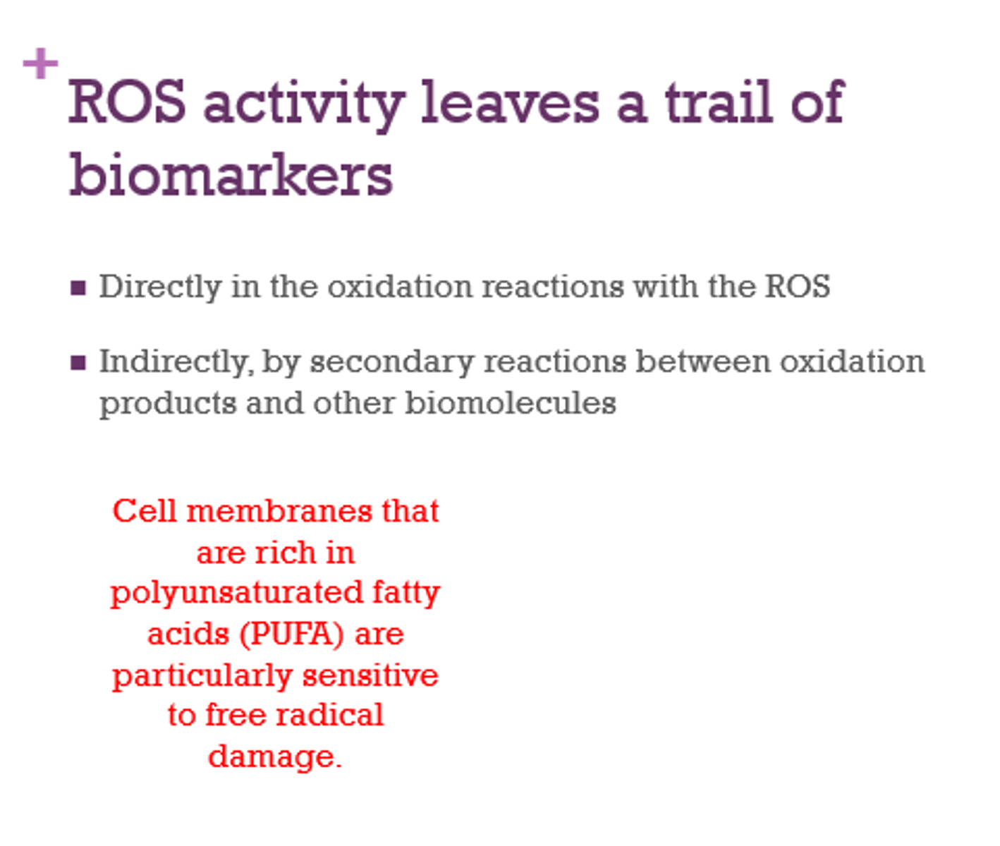 <p>cell membranes that are rich in polyunsaturated fatty acids (PUFA)</p>