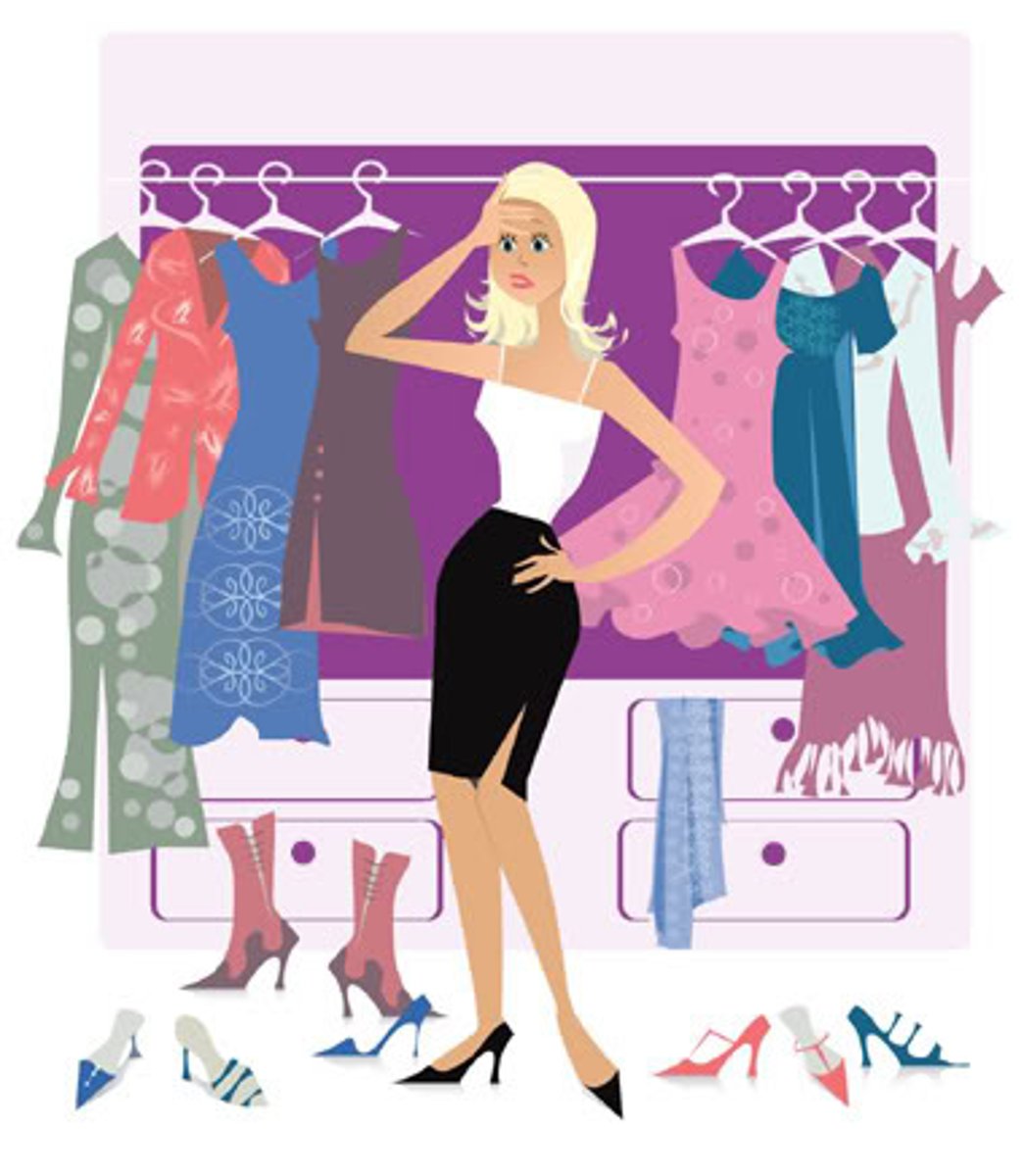 <p>to dress, to wear</p>