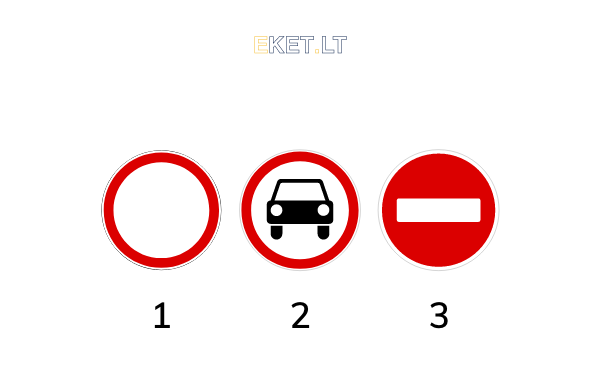 <p>Which road sign applies to a vehicle marked with the "Person with a disability" sign?</p>