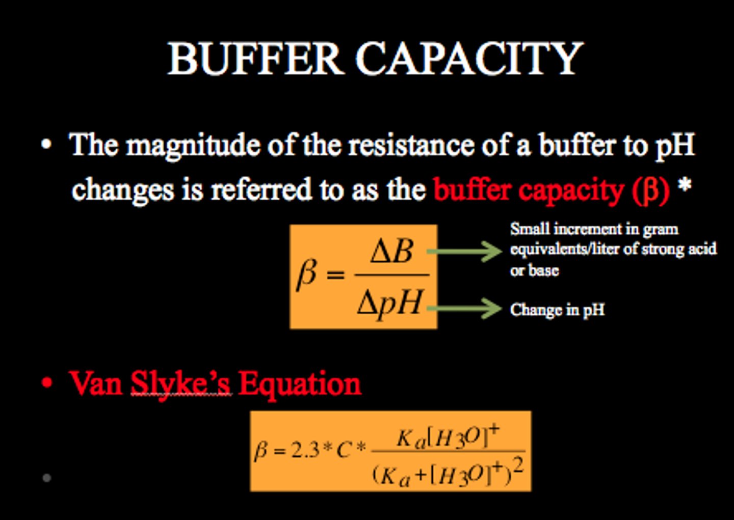 <p>(A) 1 unit</p><p>Within 1 pH unit of its pKa, a buffer is said to maintain its buffering capacity (have an ability to resist changes in pH).</p>