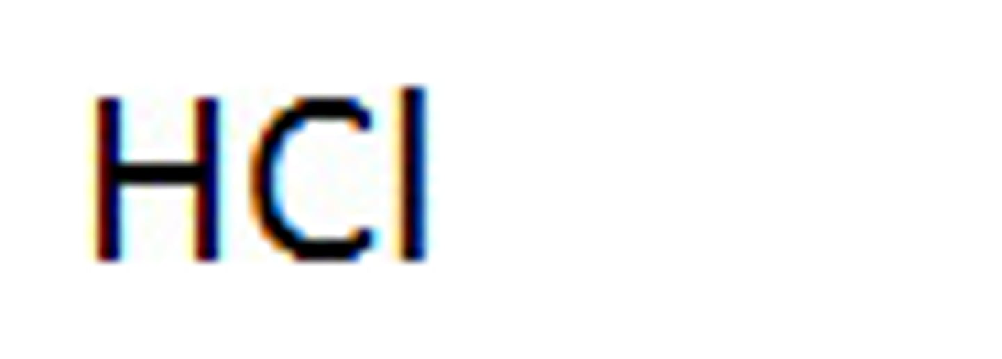 <p>HCl</p>