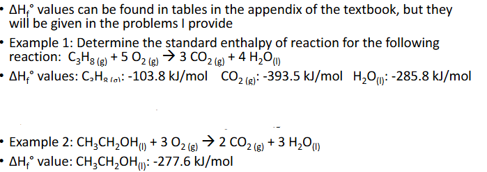 <p>Enthalpy of Formation &amp; Reaction Practice Pt. 1 (Chapter 10)</p>