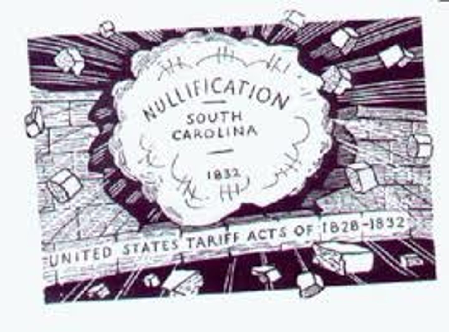 <p>A sectional crisis during the presidency of Andrew Jackson created by the Ordinance of Nullification, an attempt by the state of South Carolina to nullify a federal law - the tariff of 1828 - passed by the United States Congress.</p>