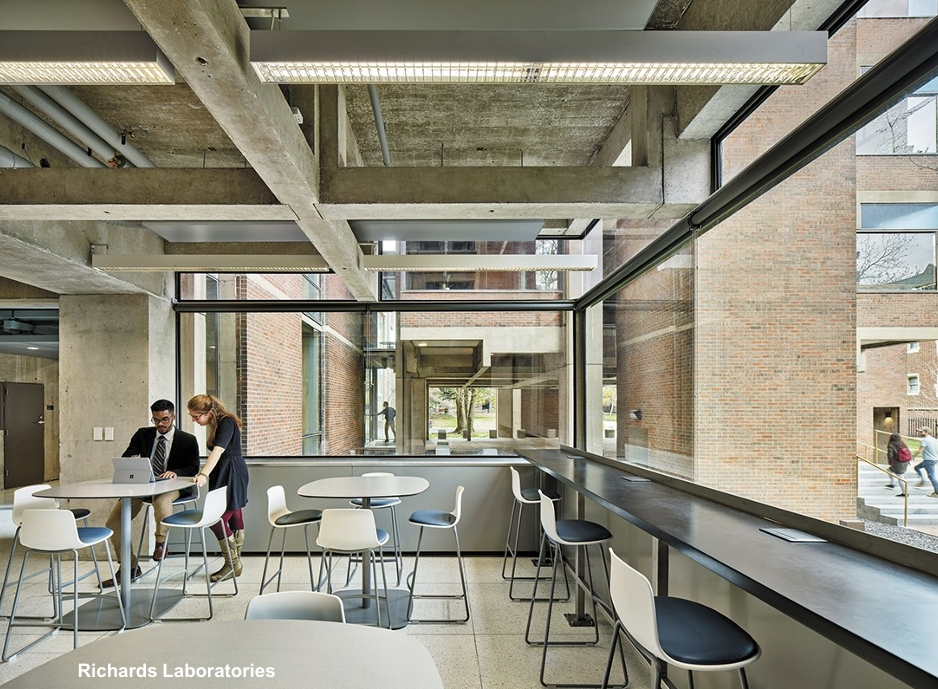 <p>An academic building that exemplifies Kahn's tectonic principles, focusing on the relationship between structure and function.</p>