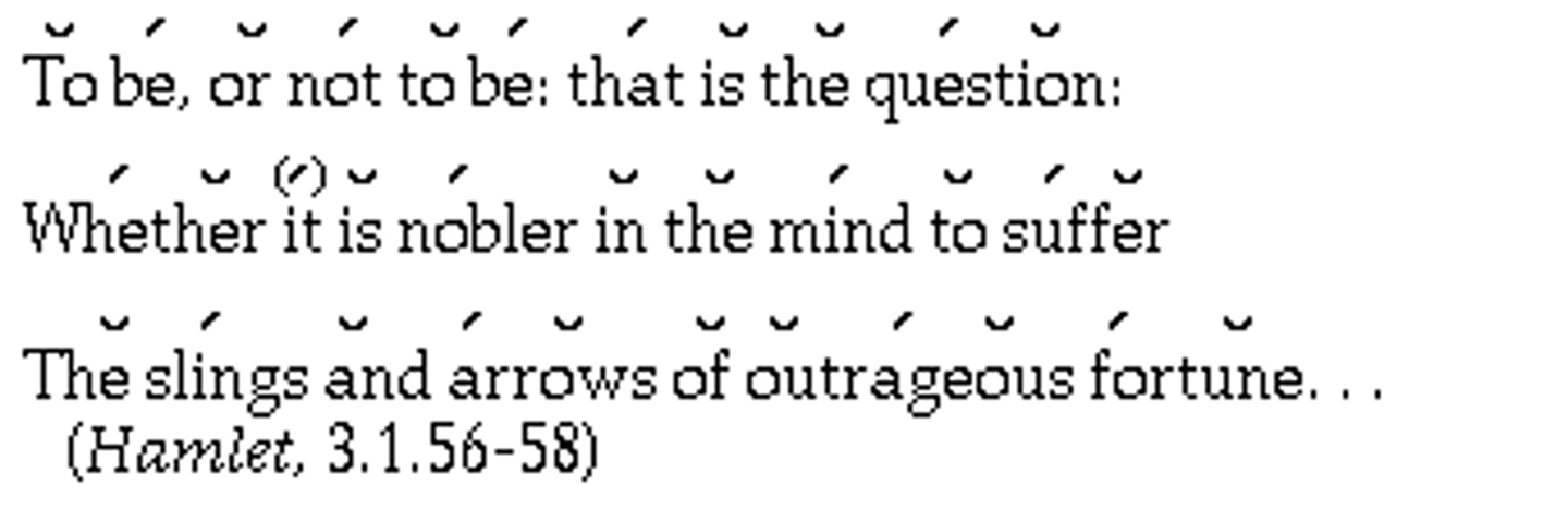 <p>Poetry written in unrhymed iambic pentameter</p>