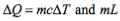 <p>Energy transferred as heat in a system due to a change in temperature. Notated as Q. Unit: Joules.</p>