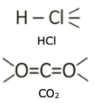 <p>no lone pairs on central atom, 1/2 bonding electron pairs</p>