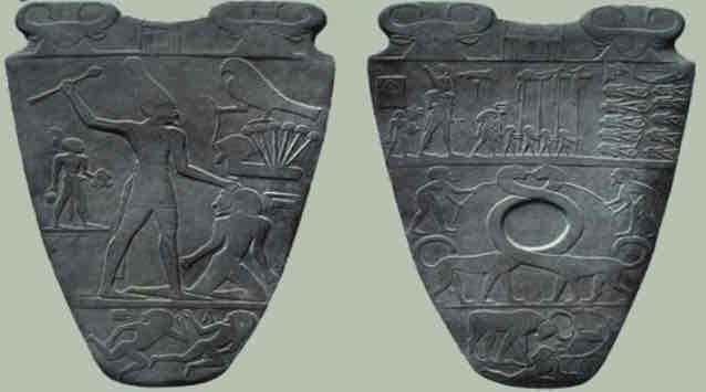 <p>predynastic egypt, ca. 3000-2920 BCE, greywacke slate</p>