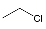 <p>Alkane where one hydrogen is replaced w a halogen such as Cl</p>