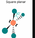 <p></p><p>SIX<br></p><p>4 2</p><p>90</p><p>sp3d2</p>