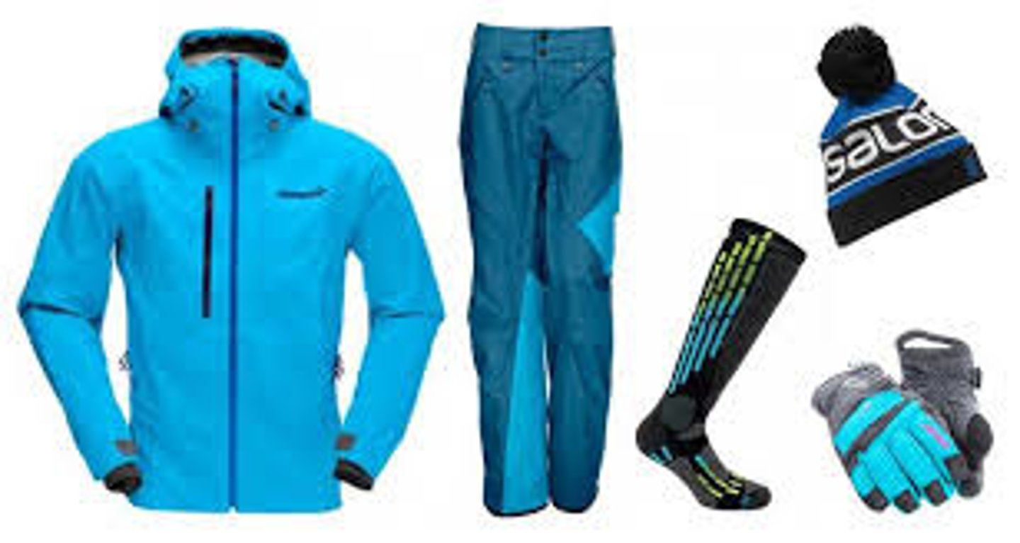<p>ski clothes</p>
